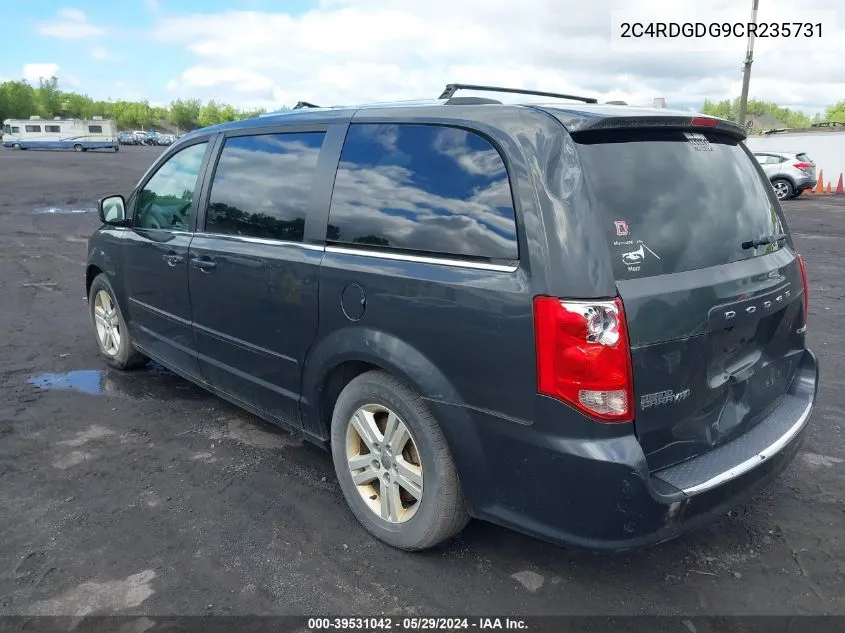 2012 Dodge Grand Caravan Crew VIN: 2C4RDGDG9CR235731 Lot: 39531042