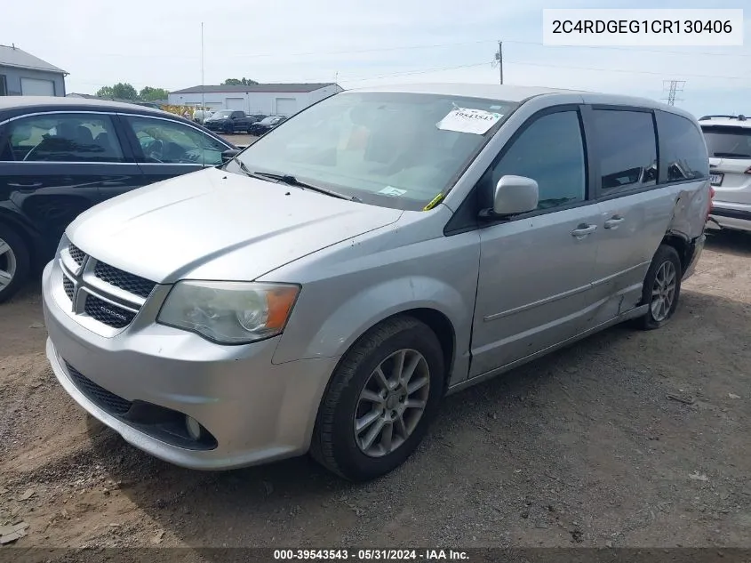 2012 Dodge Grand Caravan R/T VIN: 2C4RDGEG1CR130406 Lot: 39543543