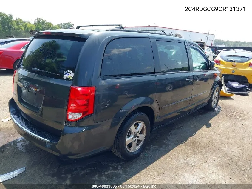 2012 Dodge Grand Caravan Sxt VIN: 2C4RDGCG9CR131371 Lot: 40099636