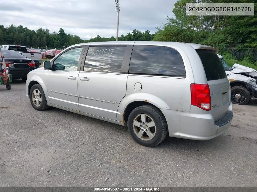 2012 Dodge Grand Caravan Crew VIN: 2C4RDGDG8CR145728 Lot: 40149597