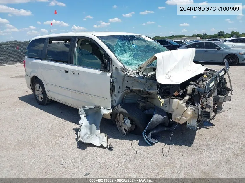 2012 Dodge Grand Caravan Crew VIN: 2C4RDGDG7CR100909 Lot: 40219862