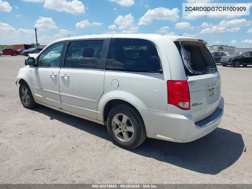 2C4RDGDG7CR100909 2012 Dodge Grand Caravan Crew