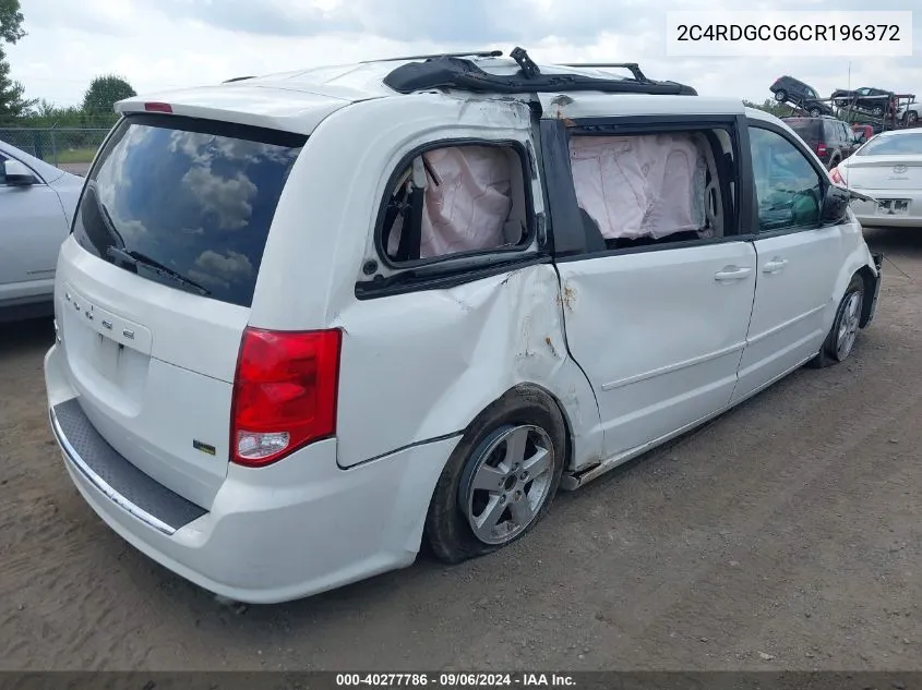 2C4RDGCG6CR196372 2012 Dodge Grand Caravan Sxt