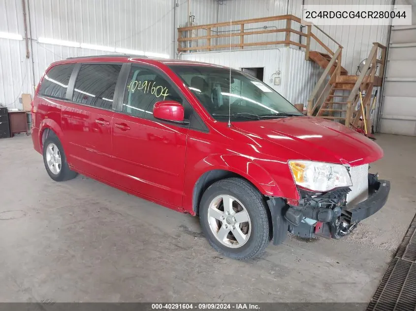 2C4RDGCG4CR280044 2012 Dodge Grand Caravan Sxt