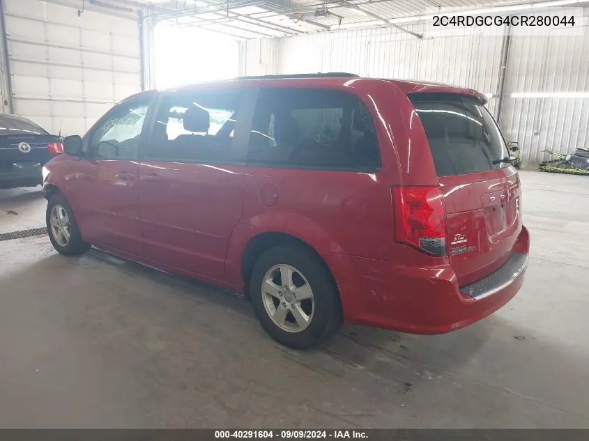 2012 Dodge Grand Caravan Sxt VIN: 2C4RDGCG4CR280044 Lot: 40291604