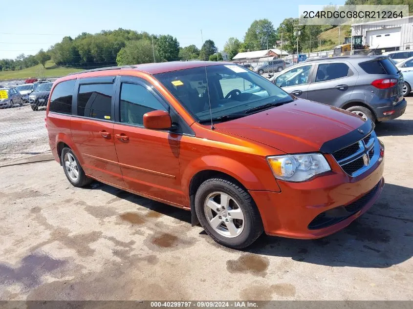 2012 Dodge Grand Caravan Sxt VIN: 2C4RDGCG8CR212264 Lot: 40299797