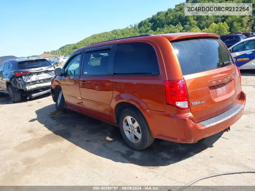 2C4RDGCG8CR212264 2012 Dodge Grand Caravan Sxt