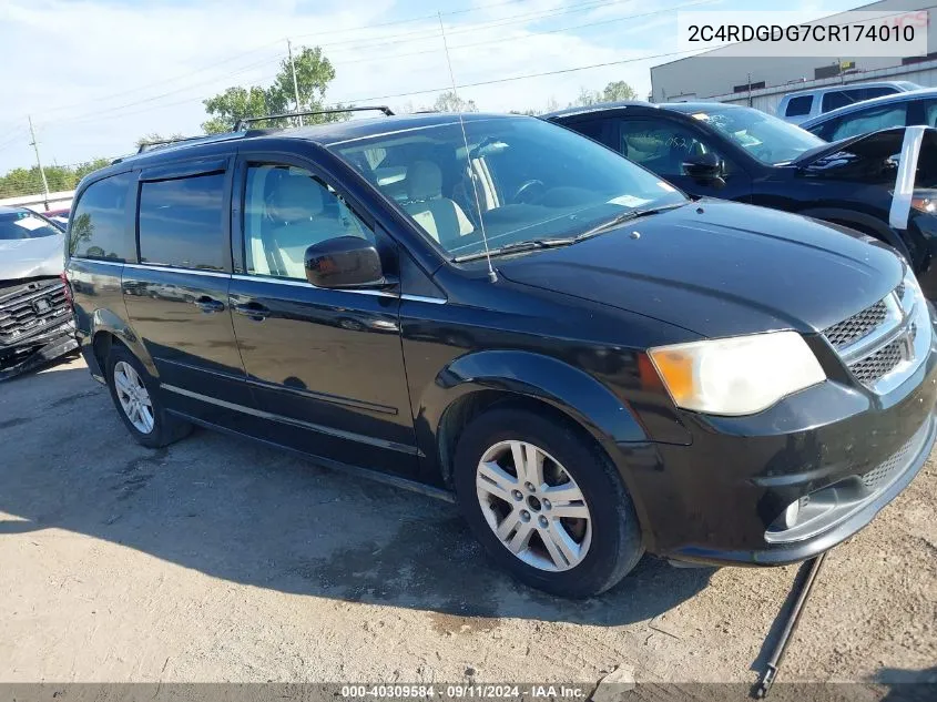 2C4RDGDG7CR174010 2012 Dodge Grand Caravan Crew