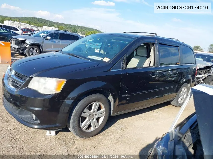 2C4RDGDG7CR174010 2012 Dodge Grand Caravan Crew