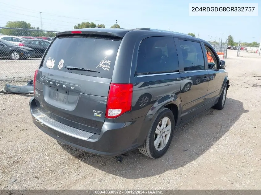 2C4RDGDG8CR332757 2012 Dodge Grand Caravan Crew