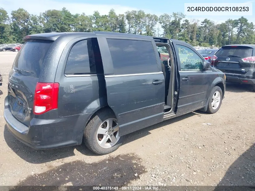 2C4RDGDG0CR108253 2012 Dodge Grand Caravan Crew