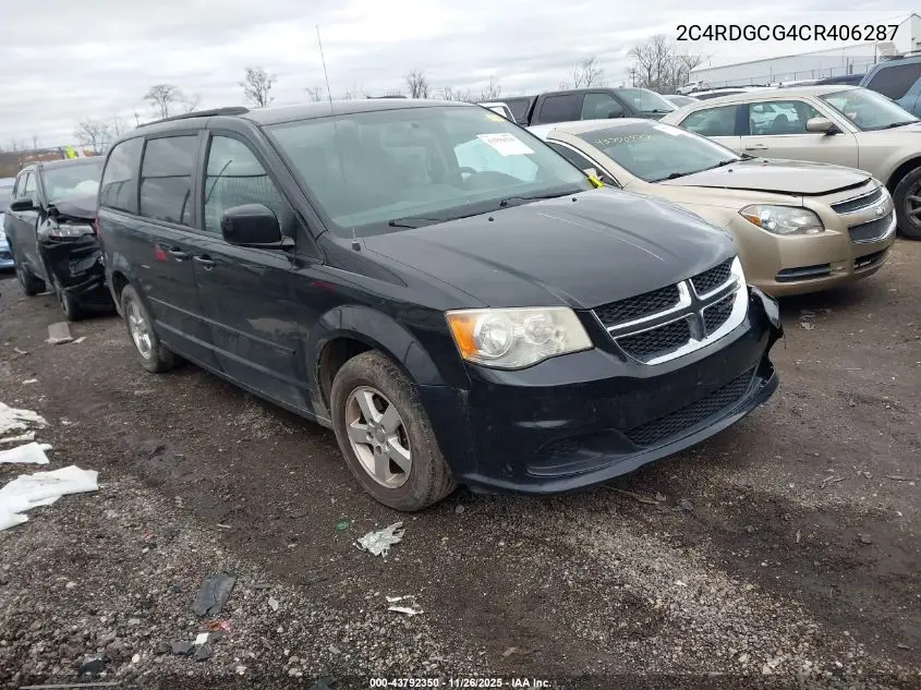 2C4RDGCG4CR406287 2012 Dodge Grand Caravan Sxt