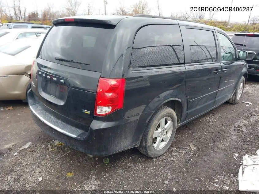2C4RDGCG4CR406287 2012 Dodge Grand Caravan Sxt