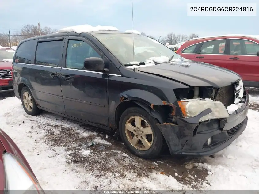 2C4RDGDG6CR224816 2012 Dodge Grand Caravan Crew