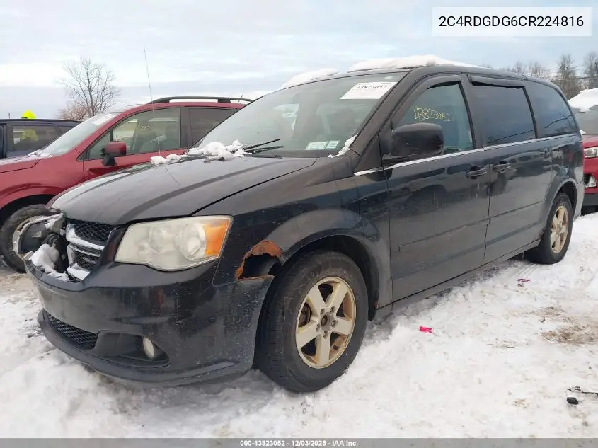 2C4RDGDG6CR224816 2012 Dodge Grand Caravan Crew