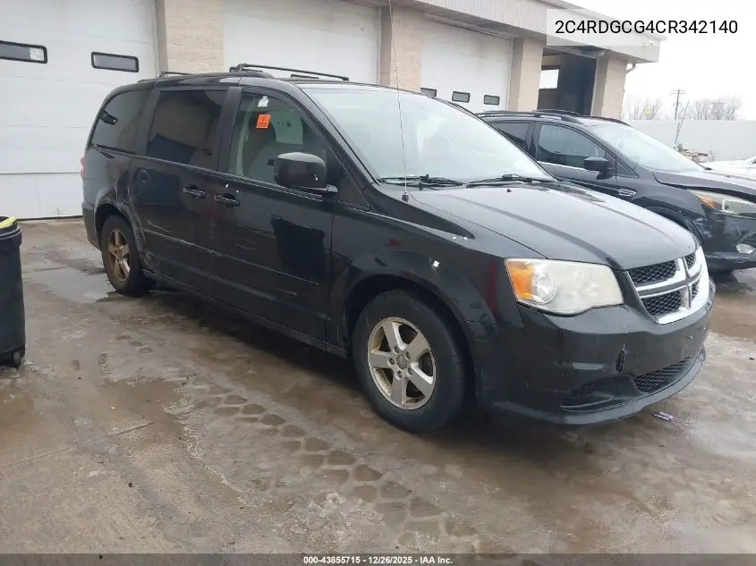 2C4RDGCG4CR342140 2012 Dodge Grand Caravan Sxt