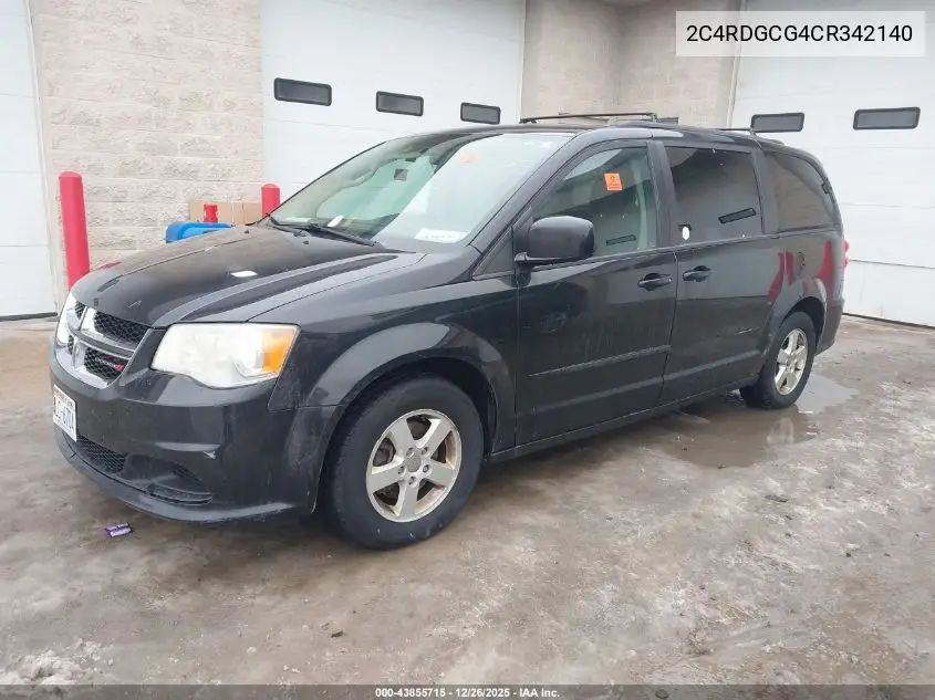 2C4RDGCG4CR342140 2012 Dodge Grand Caravan Sxt