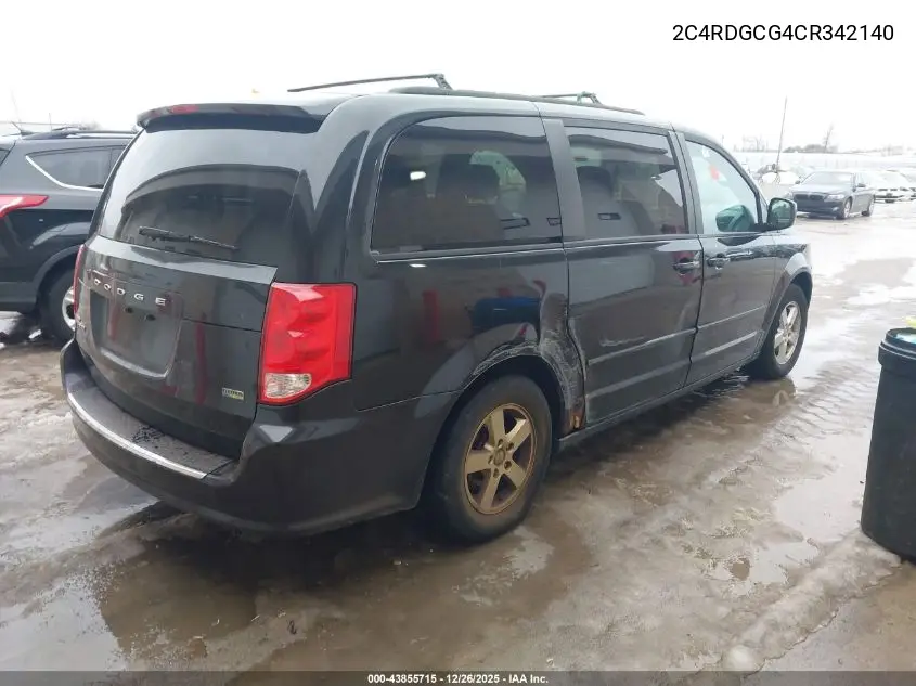 2C4RDGCG4CR342140 2012 Dodge Grand Caravan Sxt