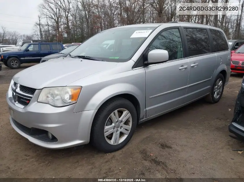 2C4RDGDG3CR299280 2012 Dodge Grand Caravan Crew