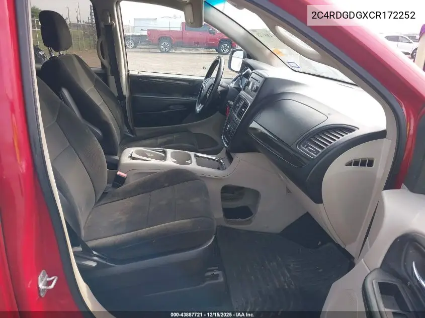 2C4RDGDGXCR172252 2012 Dodge Grand Caravan Crew