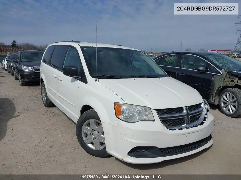 2C4RDGBG9DR572727 2013 Dodge Grand Caravan Se