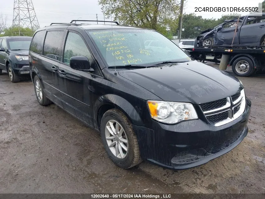 2C4RDGBG1DR665502 2013 Dodge Grand Caravan Sxt