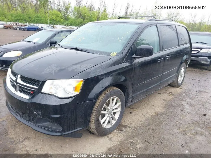 2C4RDGBG1DR665502 2013 Dodge Grand Caravan Sxt