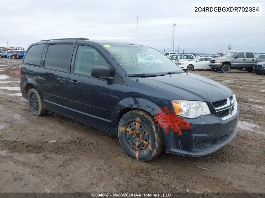 2C4RDGBGXDR702384 2013 Dodge Grand Caravan Se/Sxt