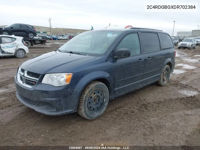 2C4RDGBGXDR702384 2013 Dodge Grand Caravan Se/Sxt