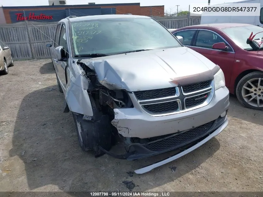 2C4RDGDG8DR547377 2013 Dodge Grand Caravan Crew