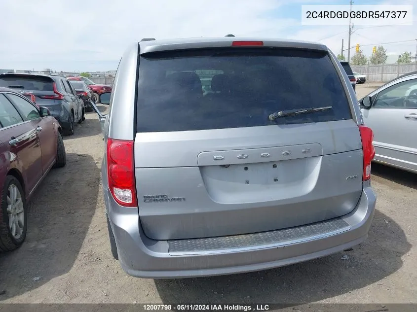 2C4RDGDG8DR547377 2013 Dodge Grand Caravan Crew