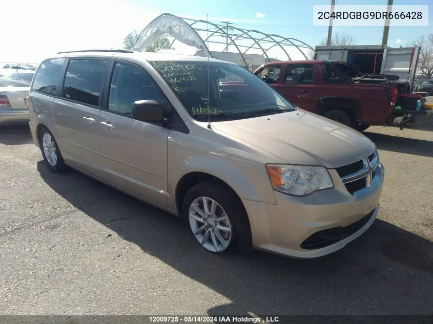 2013 Dodge Grand Caravan Se VIN: 2C4RDGBG9DR666428 Lot: 12009725