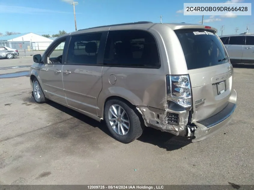 2013 Dodge Grand Caravan Se VIN: 2C4RDGBG9DR666428 Lot: 12009725