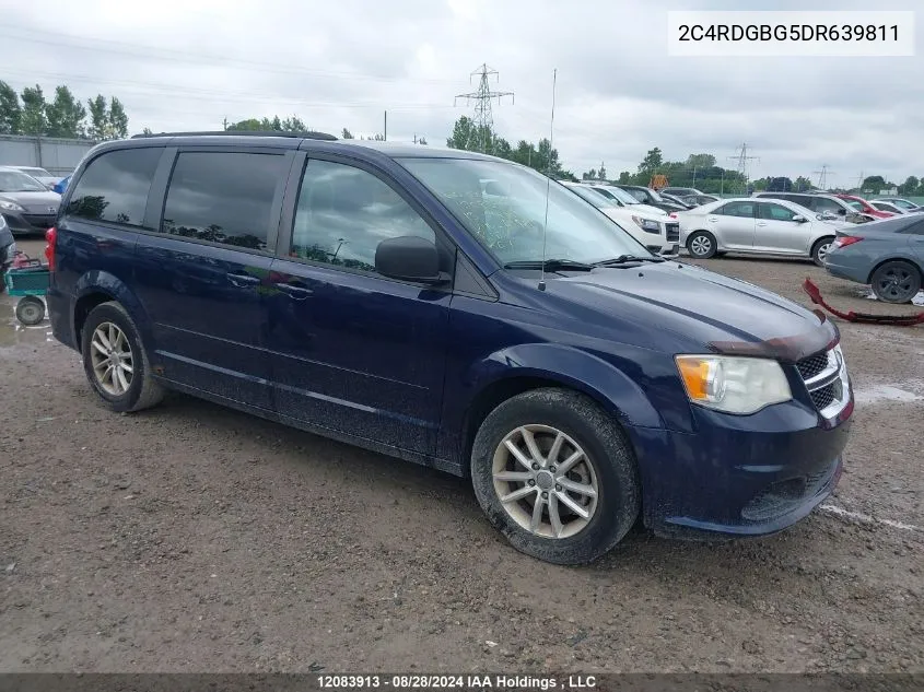 2C4RDGBG5DR639811 2013 Dodge Grand Caravan Se/Sxt