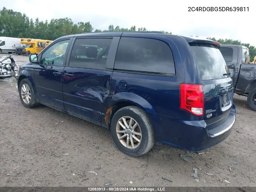 2C4RDGBG5DR639811 2013 Dodge Grand Caravan Se/Sxt