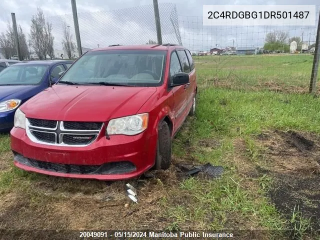 2013 Dodge Grand Caravan Se VIN: 2C4RDGBG1DR501487 Lot: 20049091