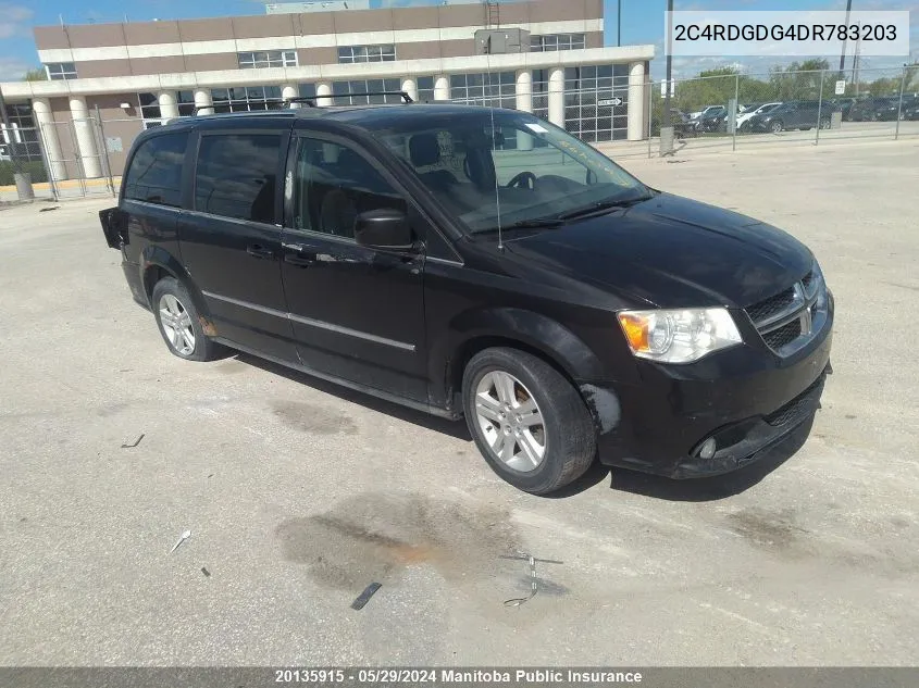 2C4RDGDG4DR783203 2013 Dodge Grand Caravan Crew