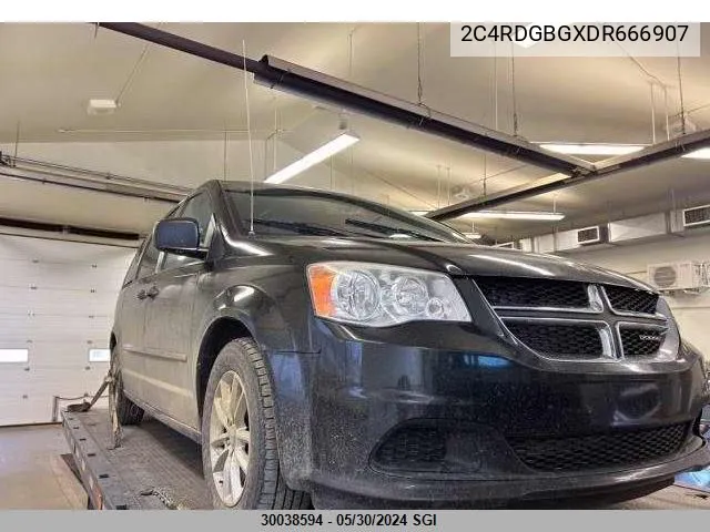 2013 Dodge Grand Caravan Se VIN: 2C4RDGBGXDR666907 Lot: 30038594