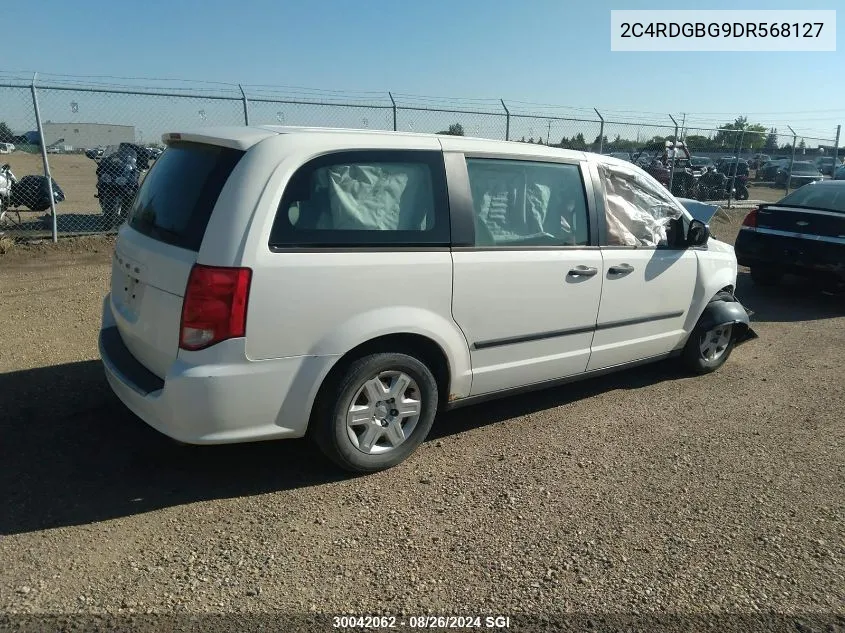 2C4RDGBG9DR568127 2013 Dodge Grand Caravan Se