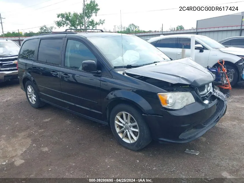 2C4RDGCG0DR617424 2013 Dodge Grand Caravan Sxt