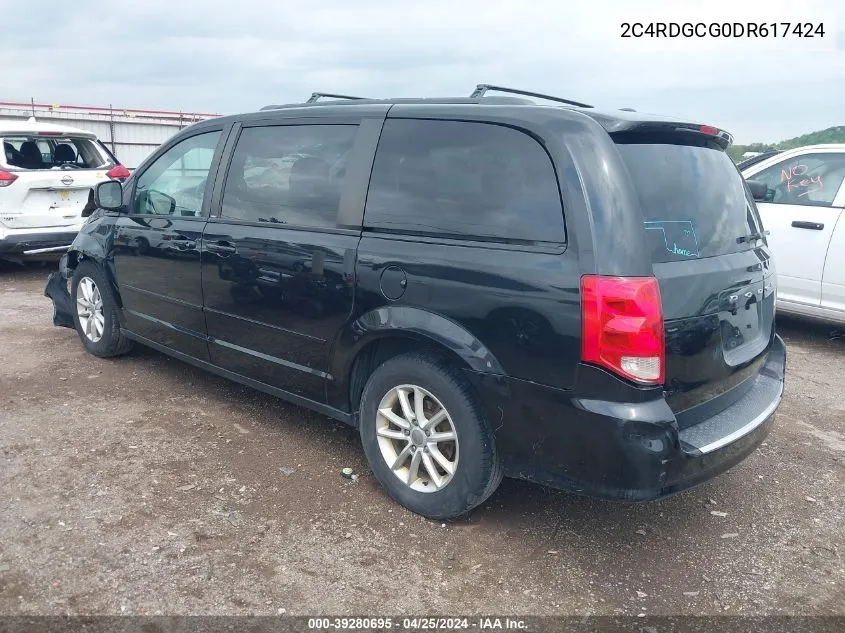 2C4RDGCG0DR617424 2013 Dodge Grand Caravan Sxt