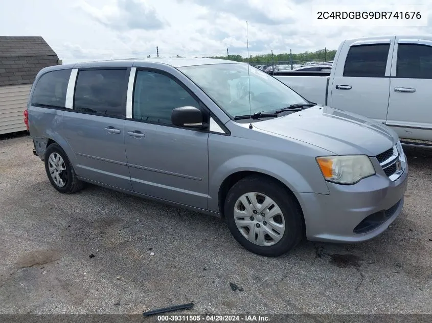 2013 Dodge Grand Caravan American Value Pkg VIN: 2C4RDGBG9DR741676 Lot: 39311505