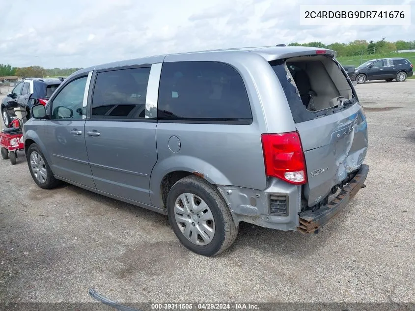 2013 Dodge Grand Caravan American Value Pkg VIN: 2C4RDGBG9DR741676 Lot: 39311505