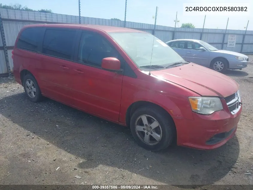 2C4RDGCGXDR580382 2013 Dodge Grand Caravan Sxt