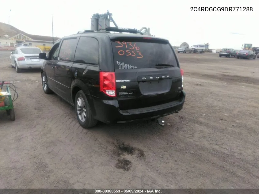 2C4RDGCG9DR771288 2013 Dodge Grand Caravan Sxt