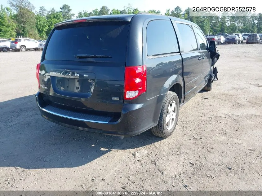 2C4RDGCG8DR552578 2013 Dodge Grand Caravan Sxt