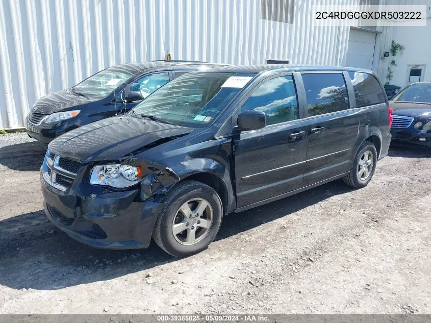 2C4RDGCGXDR503222 2013 Dodge Grand Caravan Sxt