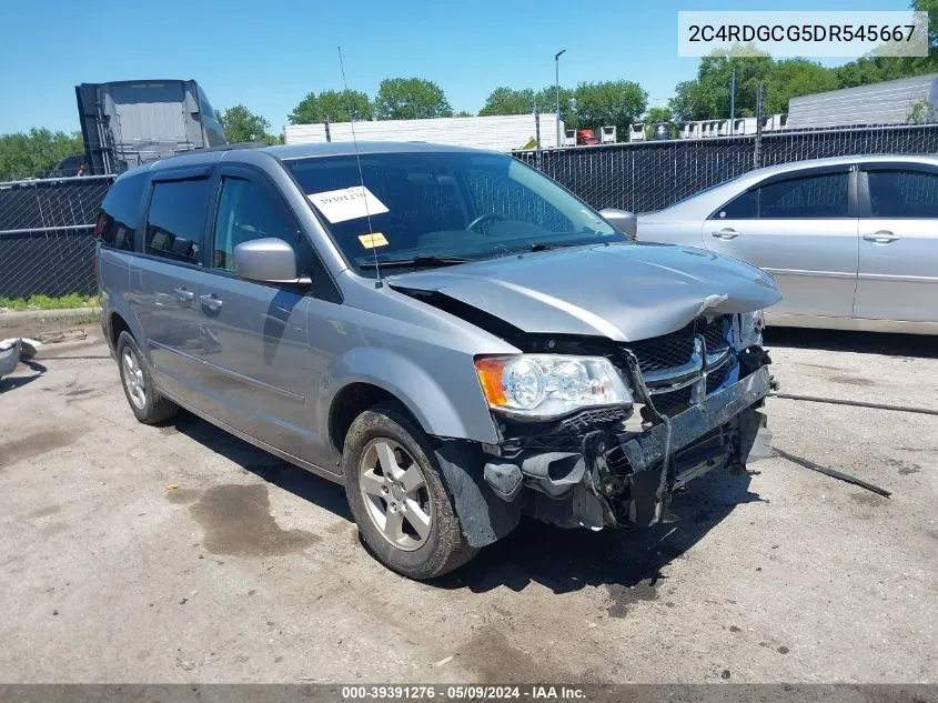 2013 Dodge Grand Caravan Sxt VIN: 2C4RDGCG5DR545667 Lot: 39391276