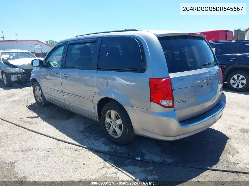 2013 Dodge Grand Caravan Sxt VIN: 2C4RDGCG5DR545667 Lot: 39391276