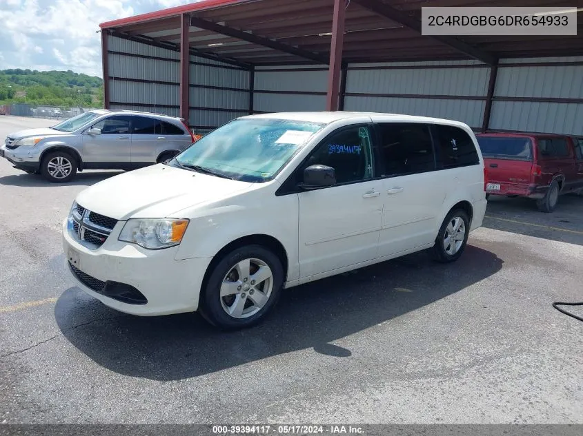 2C4RDGBG6DR654933 2013 Dodge Grand Caravan Se